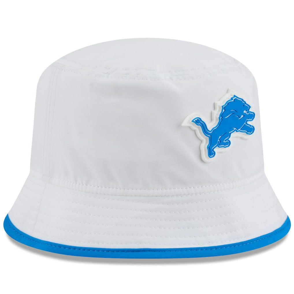 Detroit Lions New Era 2025 NFL Training Camp Stretch Bucket Hat - White Hats