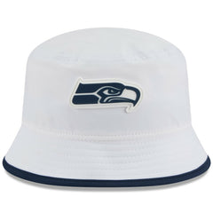 Seattle Seahawks New Era 2025 NFL Training Camp Stretch Bucket Hat - White Hats