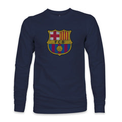 Barcelona 1863FC Color Badge Long Sleeve T-Shirt Navy