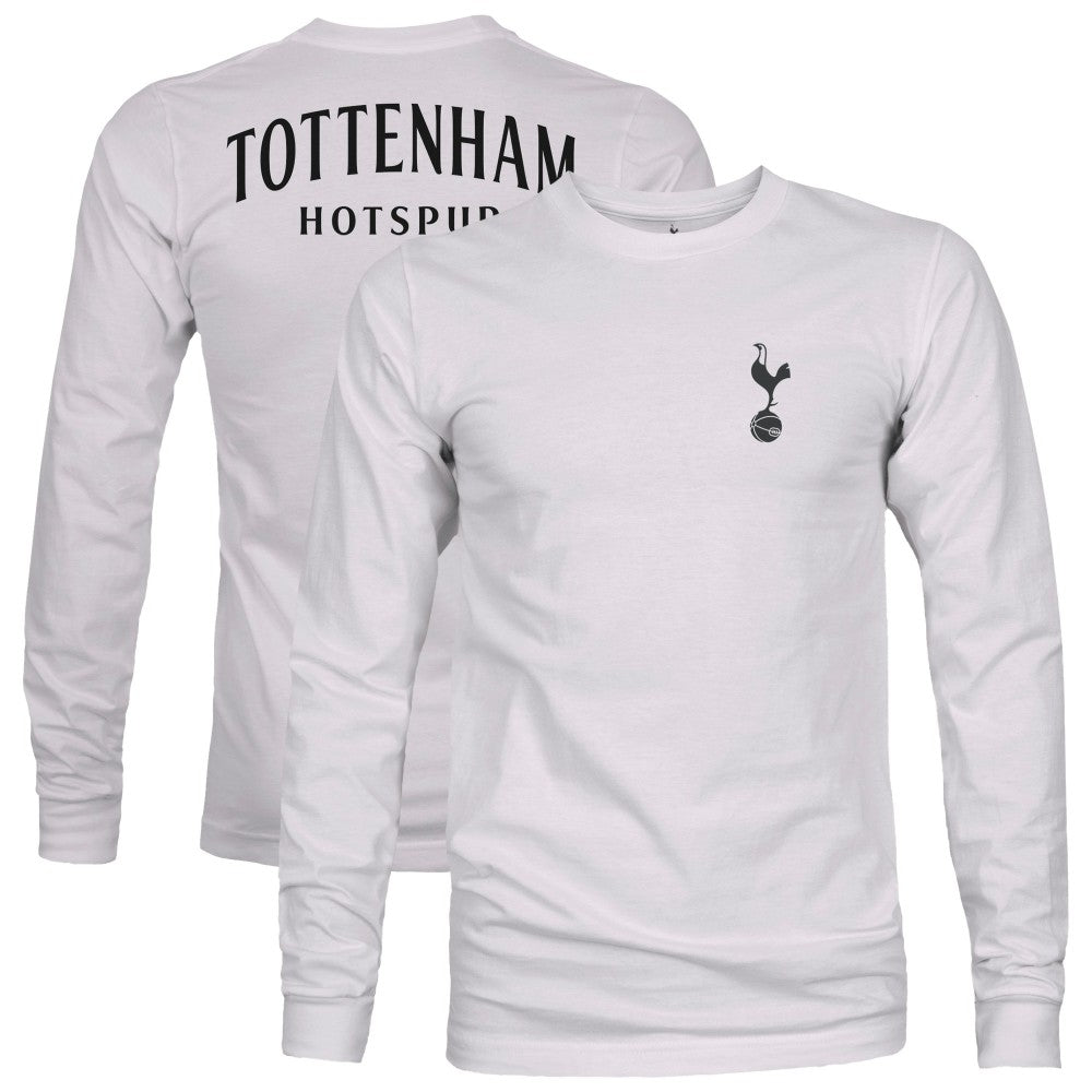 Tottenham Hotspur 1863FC Back Team Arch Long Sleeve T-Shirt Gray