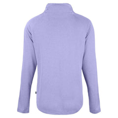 Minnesota Twins Cutter & Buck Women's Coastline Epic Comfort Eco Recycled Funnel Neck Pullover Top - Lavender Pullover