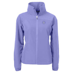 Seattle Mariners Cutter & Buck Women's Charter Eco Recycled Full-Zip Jacket - Lavender Jackets