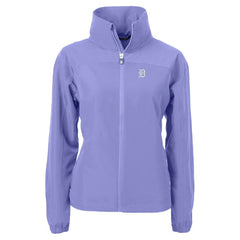 Detroit Tigers Cutter & Buck Women's Charter Eco Recycled Full-Zip Jacket - Lavender Jackets