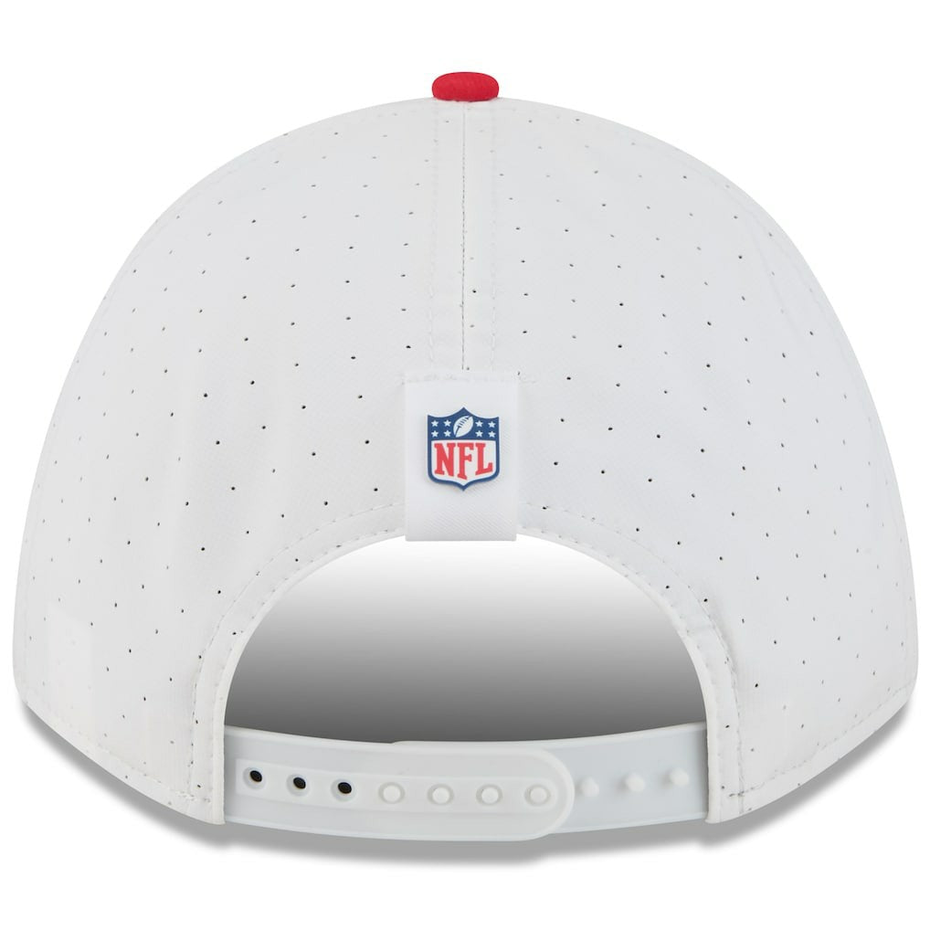 Kansas City Chiefs New Era Youth 2025 NFL Training Camp A-Frame 9FORTY Adjustable Hat - White/Red Hats