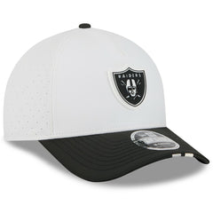 Las Vegas Raiders New Era Youth 2025 NFL Training Camp A-Frame 9FORTY Adjustable Hat - White/Black Hats