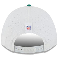 New York Jets New Era Youth 2025 NFL Training Camp A-Frame 9FORTY Adjustable Hat - White/Green Hats