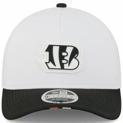 Cincinnati Bengals New Era Preschool 2025 NFL Training Camp A-Frame 9FORTY Adjustable Hat - White/Black Hats