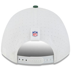 Green Bay Packers New Era Youth 2025 NFL Training Camp A-Frame 9FORTY Adjustable Hat - White/Green Hats
