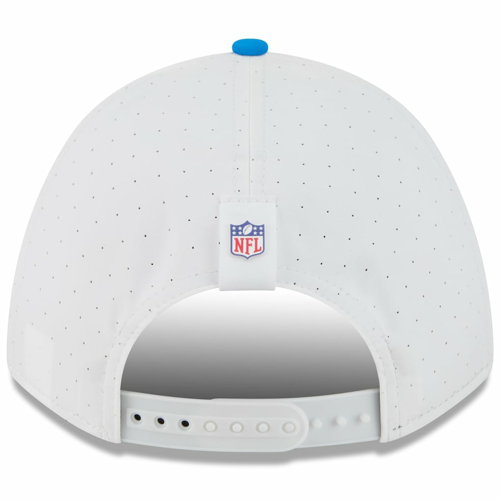Detroit Lions New Era Youth 2025 NFL Training Camp A-Frame 9FORTY Adjustable Hat - White/Blue Hats