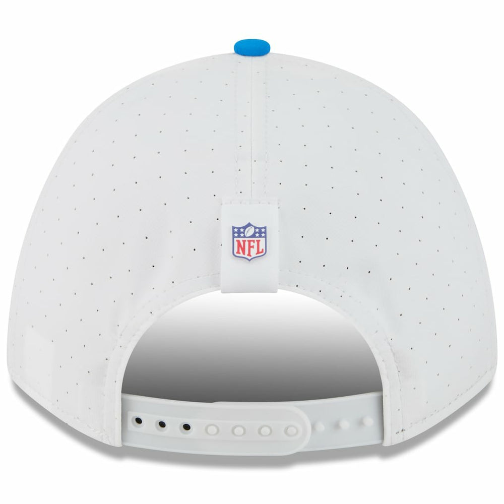 Detroit Lions New Era Youth 2025 NFL Training Camp A-Frame 9FORTY Adjustable Hat - White/Blue Hats