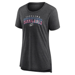 Carolina Hurricanes Women's Proud Tri-Blend T-Shirt - Gray | US 202552476