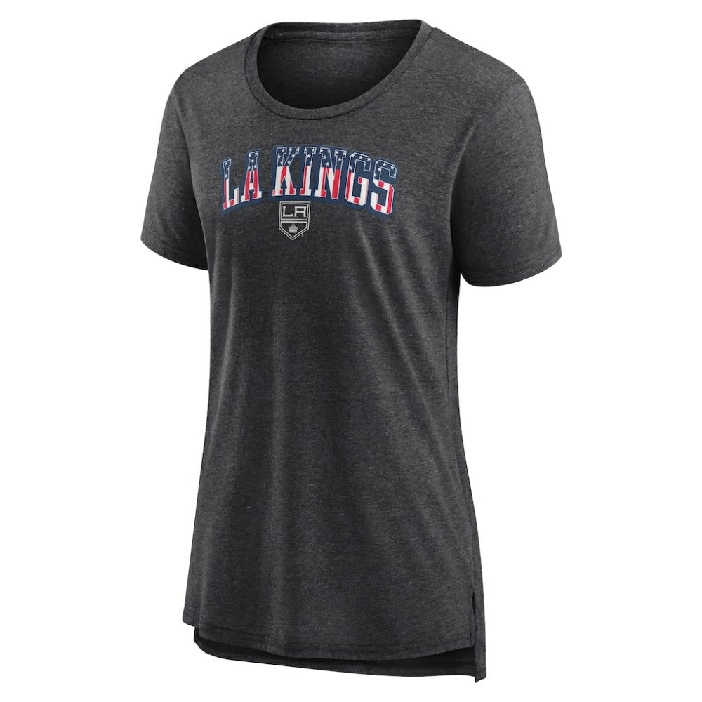 Los Angeles Kings Women's Proud Tri-Blend T-Shirt - Gray | US 202552483