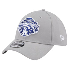 Los Angeles Dodgers New Era 2024 World Series Champions 39THIRTY Flex Hat - Gray Hats