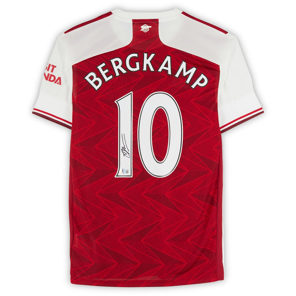 Dennis Bergkamp Arsenal Autographed 2020-21 Red Home Jersey BAS - Fanatics discount