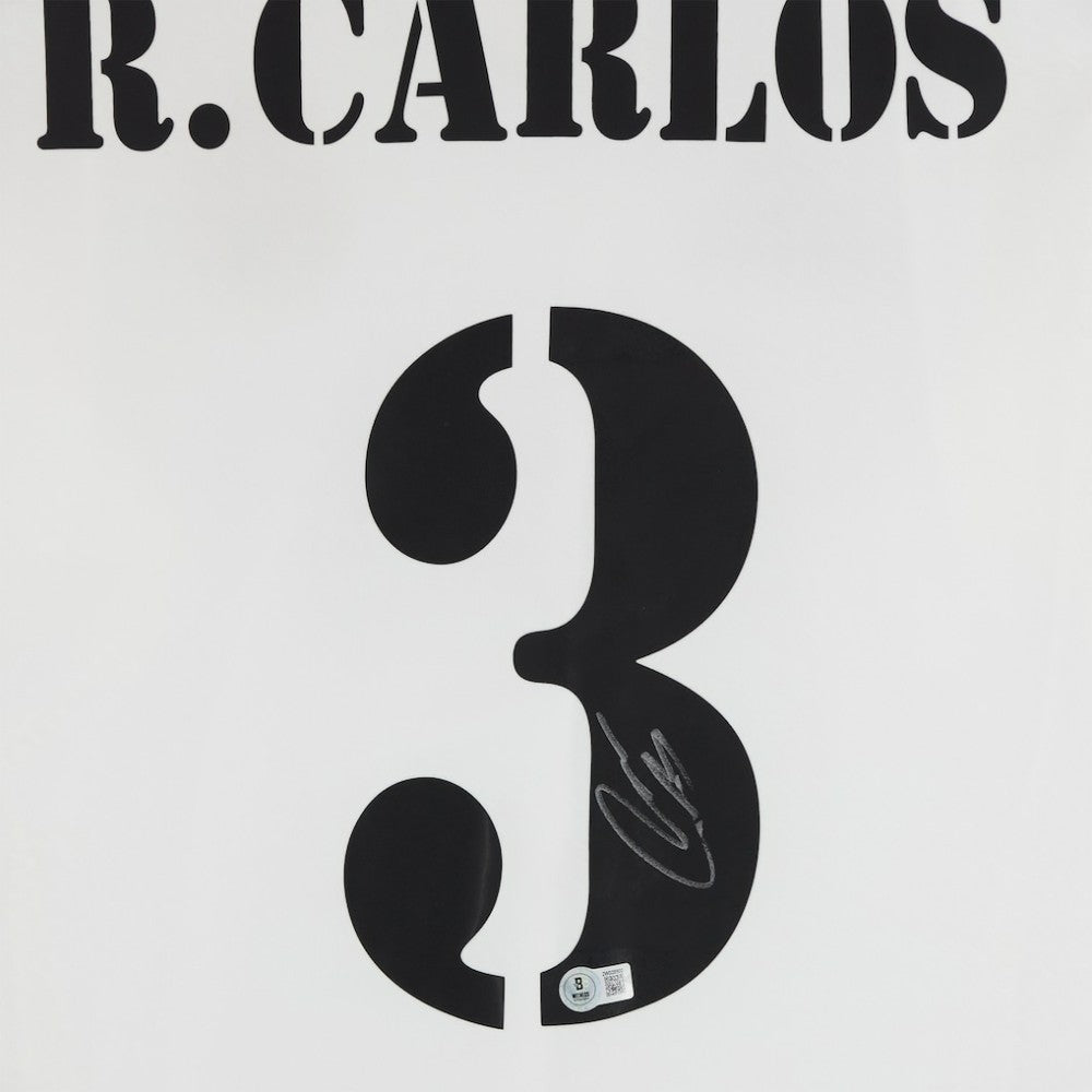 Roberto Carlos Real Madrid Autographed 2024-25 White Home Jersey BAS - Fanatics online