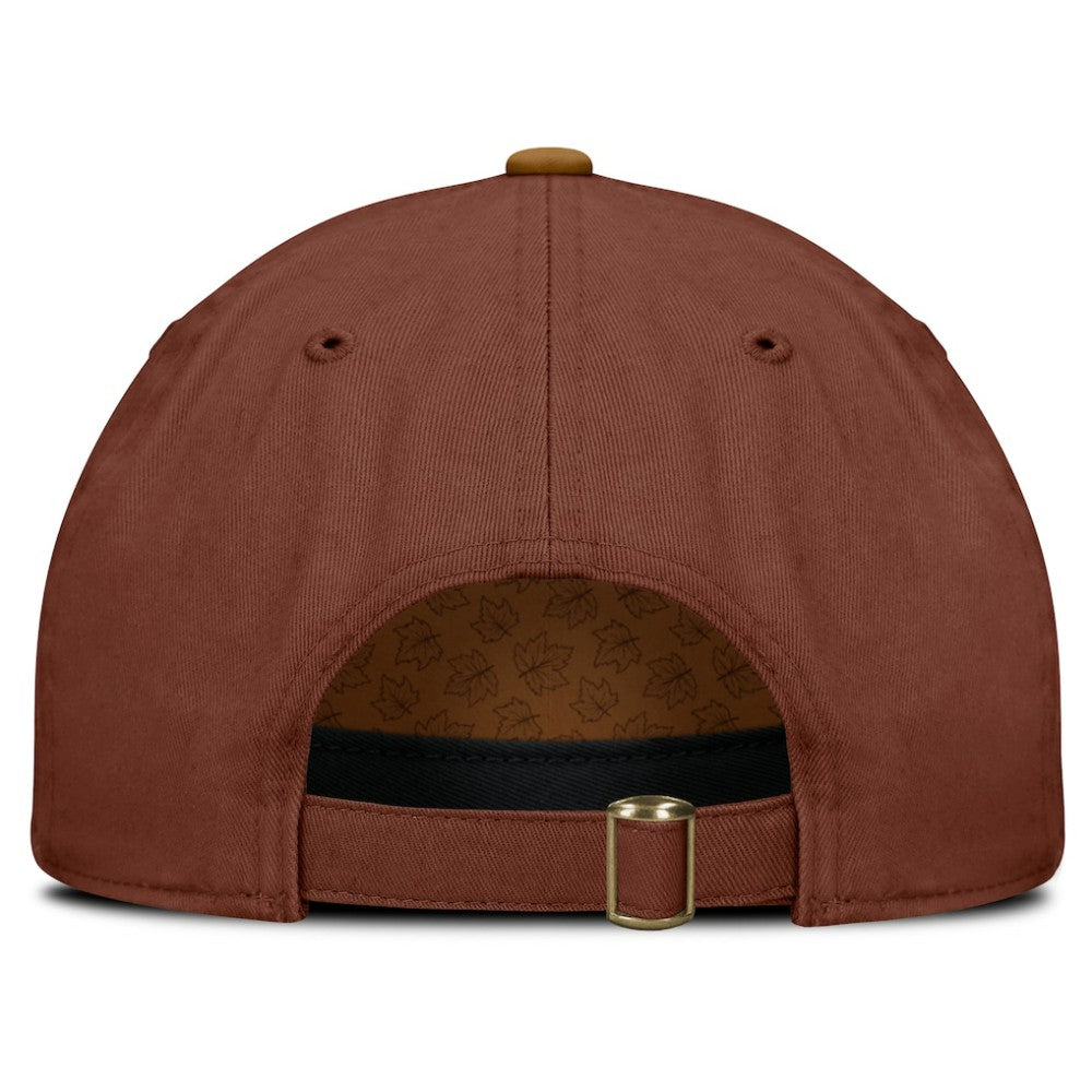 Boston Bruins Fanatics Fall Leaves Timber Adjustable Hat - Brown | US 202565206