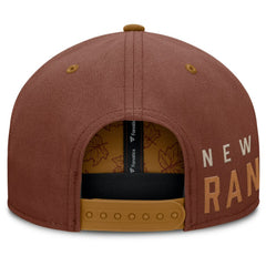 New York Rangers Fanatics Fall Leaves Acreage Snapback Hat - Brown | US 202565211