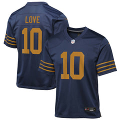 Jordan Love Green Bay Packers Youth The 1923 Classic Game Jersey - Navy Jerseys