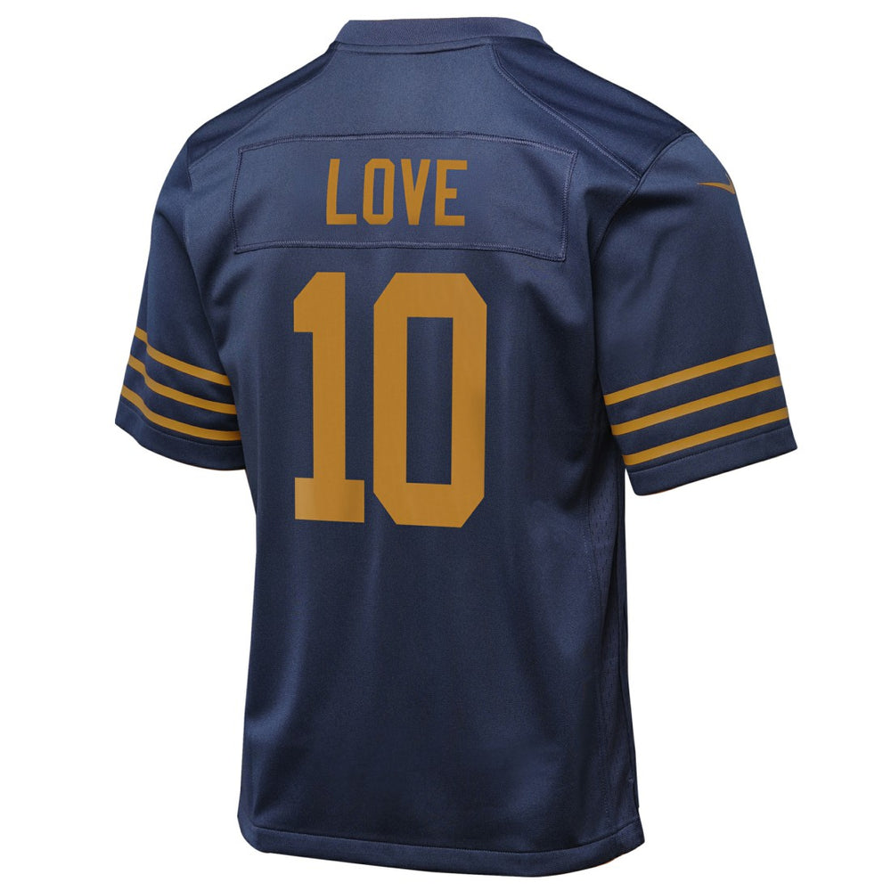 Jordan Love Green Bay Packers Youth The 1923 Classic Game Jersey - Navy Jerseys