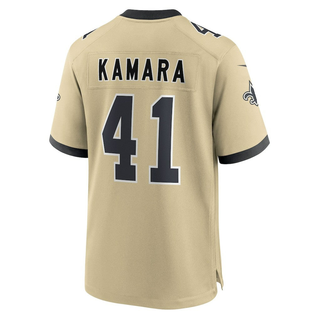 Alvin Kamara New Orleans Saints Youth Gameday Golds Alternate Game Player Jersey - Gold Jerseys
