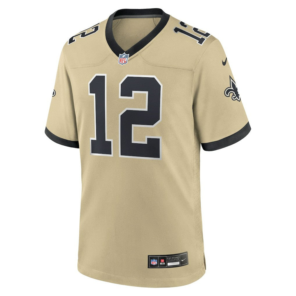 Chris Olave New Orleans Saints Youth Gameday Golds Alternate Game Player Jersey - Gold Jerseys
