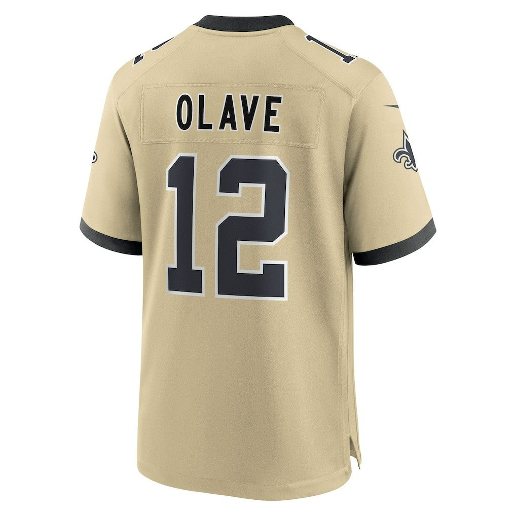 Chris Olave New Orleans Saints Youth Gameday Golds Alternate Game Player Jersey - Gold Jerseys