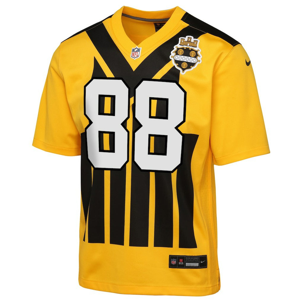 Pat Freiermuth Pittsburgh Steelers Youth Alternate 1933 Throwback Game Jersey - Gold Jerseys