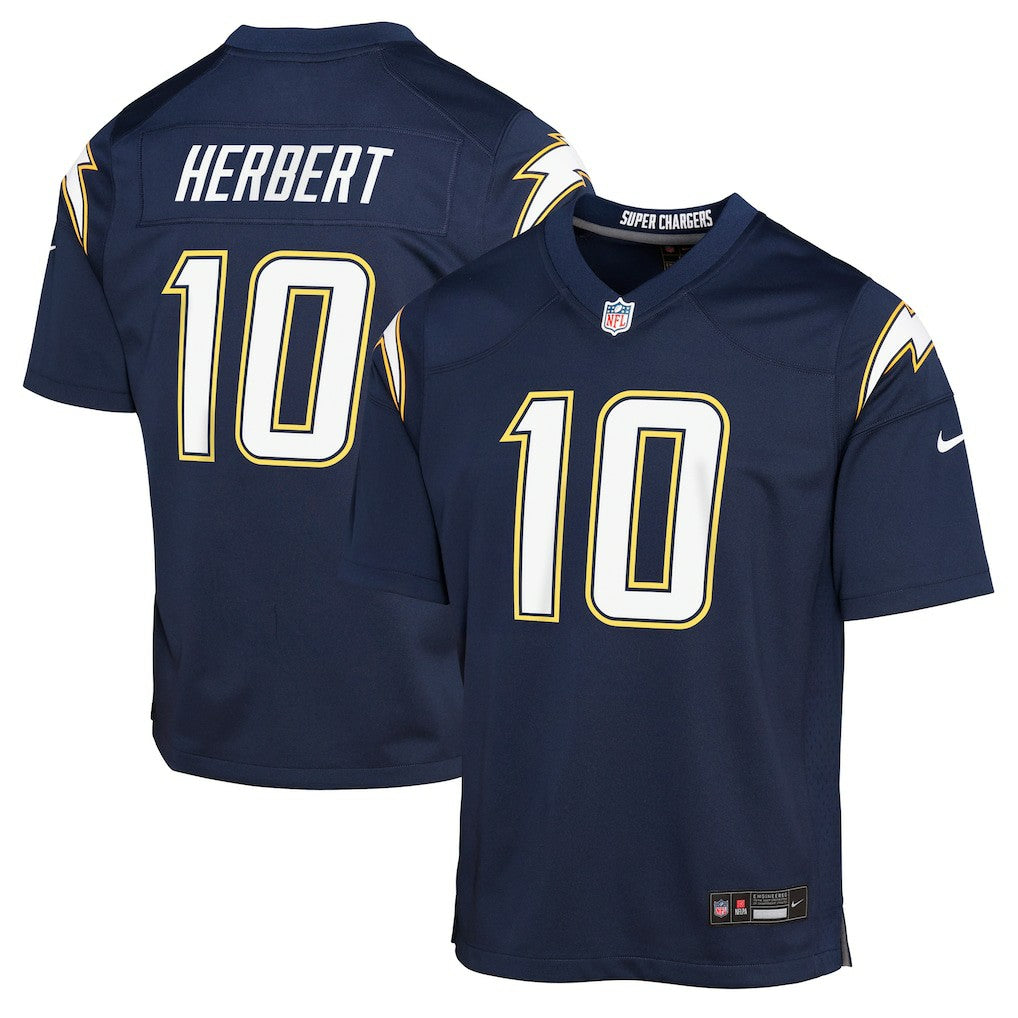 Justin Herbert Los Angeles Chargers Youth Alternate Super Chargers Game Player Jersey - Navy Jerseys