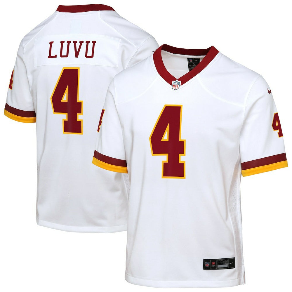 Frankie Luvu Washington Commanders Youth Game Super Bowl Era Jersey - White Jerseys