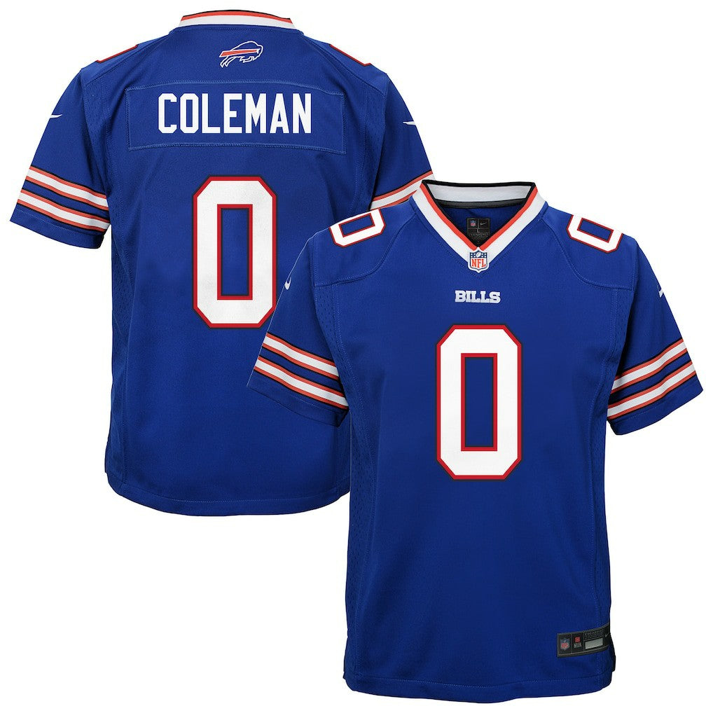 Keon Coleman Buffalo Bills Youth Team Game Jersey - Royal Jerseys