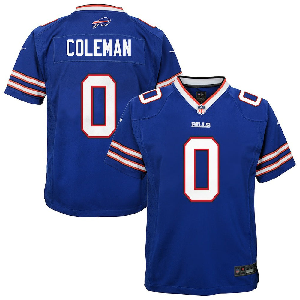 Keon Coleman Buffalo Bills Youth Team Game Jersey - Royal Jerseys