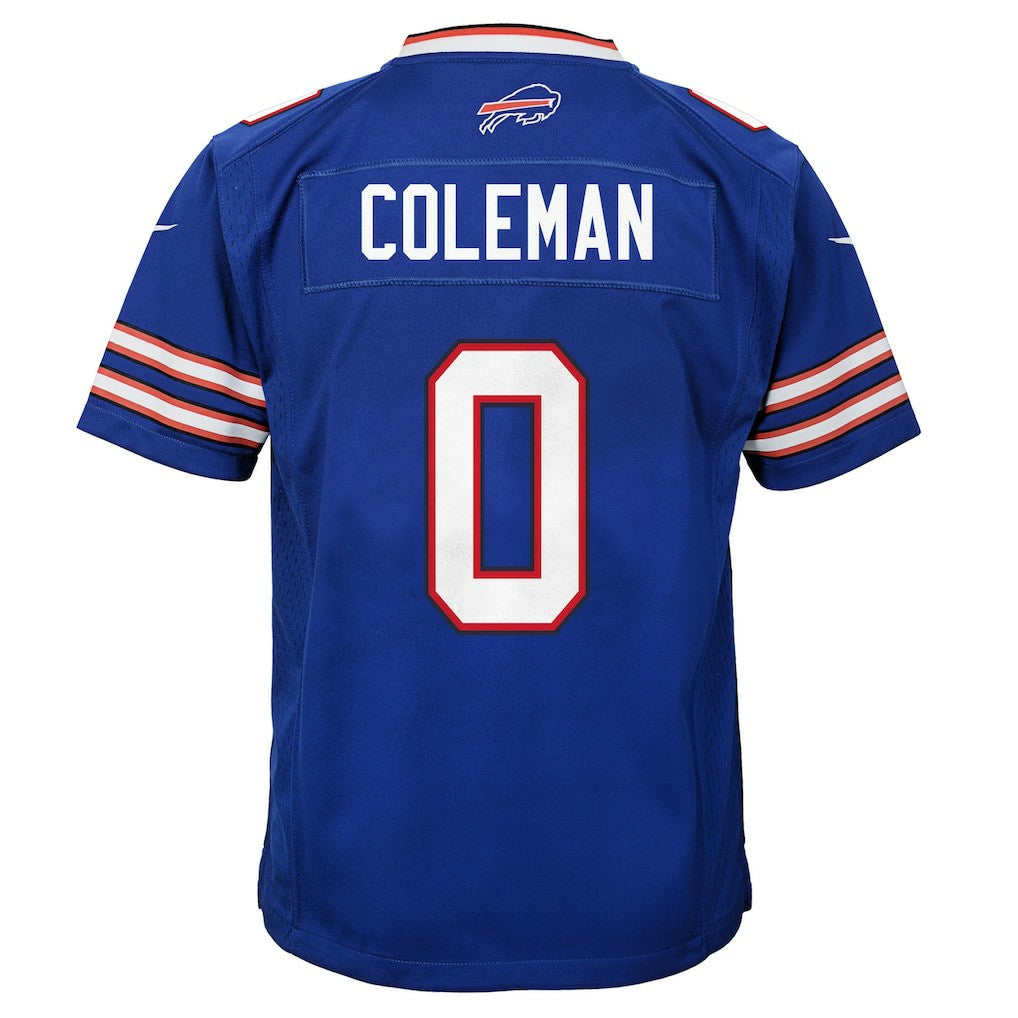 Keon Coleman Buffalo Bills Youth Team Game Jersey - Royal Jerseys