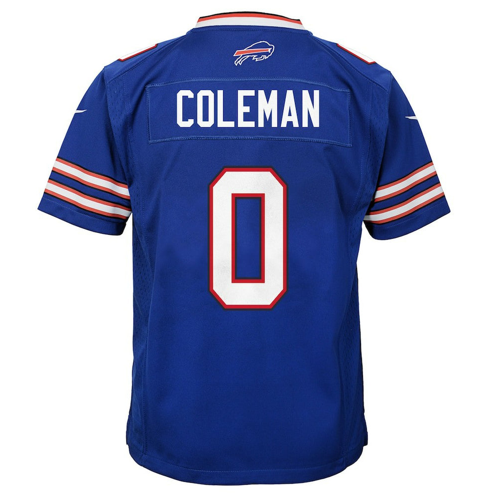 Keon Coleman Buffalo Bills Youth Team Game Jersey - Royal Jerseys