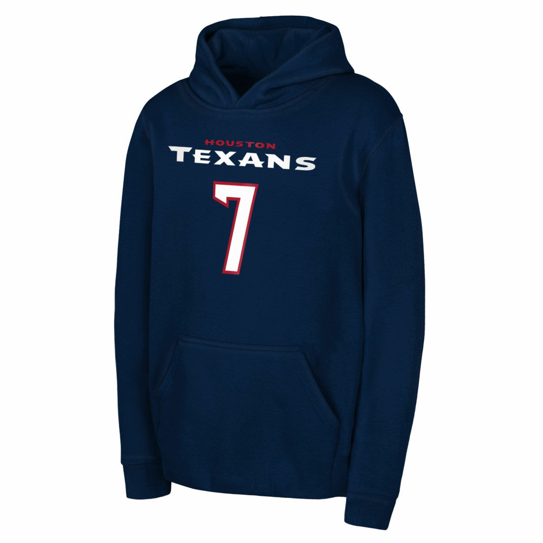 C.J. Stroud Houston Texans Outerstuff Mainliner Player Name & Number Hoodie - Navy Hoodies