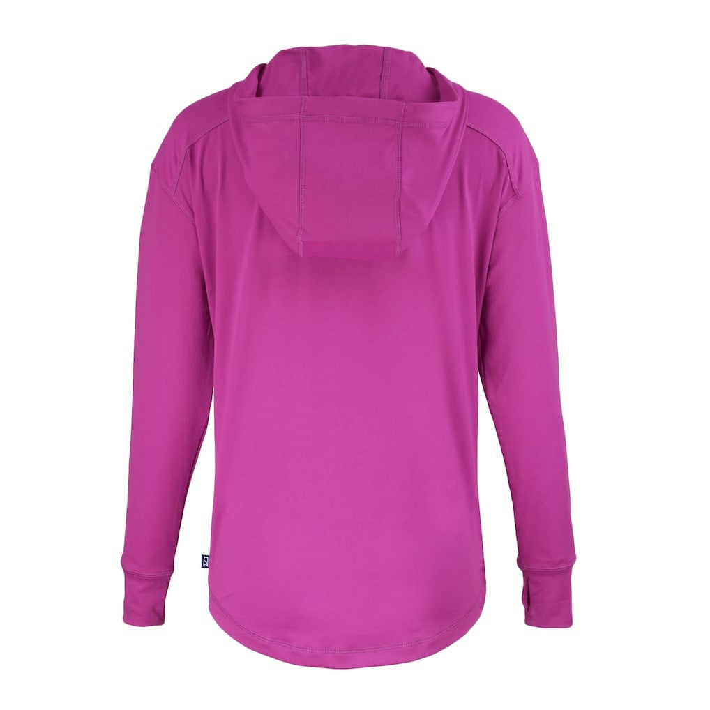 Baltimore Ravens Cutter & Buck Women's Daybreak Eco Recycled Half-Zip Hoodie - Pink Hoodies