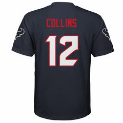 Nico Collins Houston Texans Youth Replica Player Jersey - Navy Jerseys
