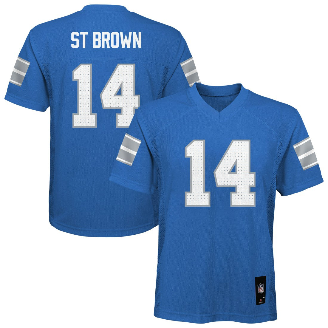 Amon-Ra St. Brown Detroit Lions Outerstuff Preschool Replica Player Jersey - Blue Jerseys
