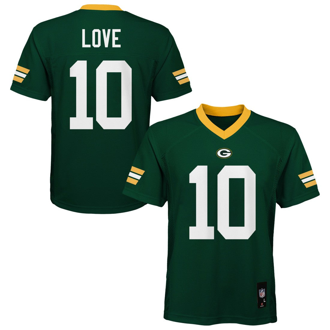 Jordan Love Green Bay Packers Outerstuff Preschool Replica Player Jersey - Green Jerseys