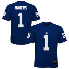 Malik Nabers New York Giants Outerstuff Preschool Replica Player Jersey - Royal Jerseys