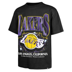 Los Angeles Lakers '47 Past Champs Collection Flashbulb Foundation T-Shirt Black - 47 brand