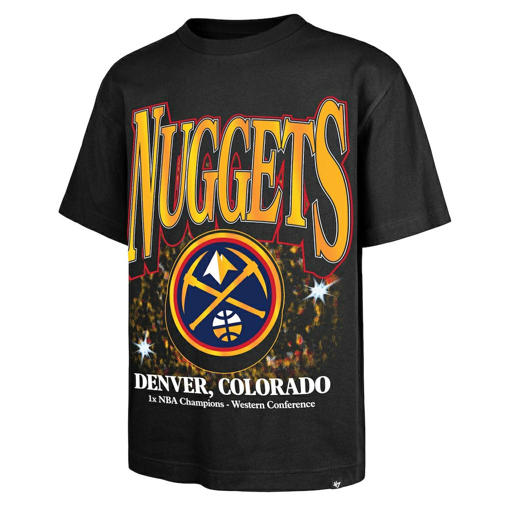 Denver Nuggets '47 Past Champs Collection Flashbulb Foundation T-Shirt Black - 47 brand