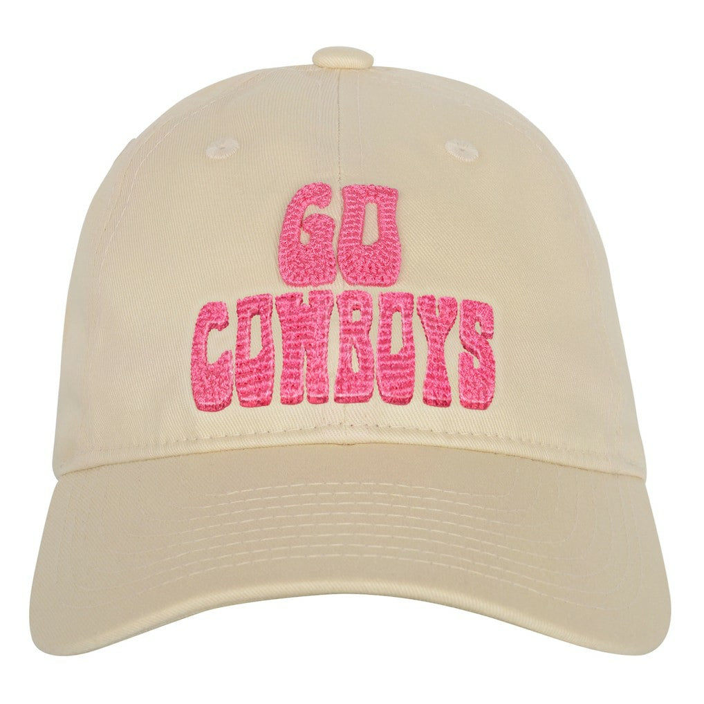 Dallas Cowboys Outerstuff Girls Youth Blitz Adjustable Hat - Cream Hats