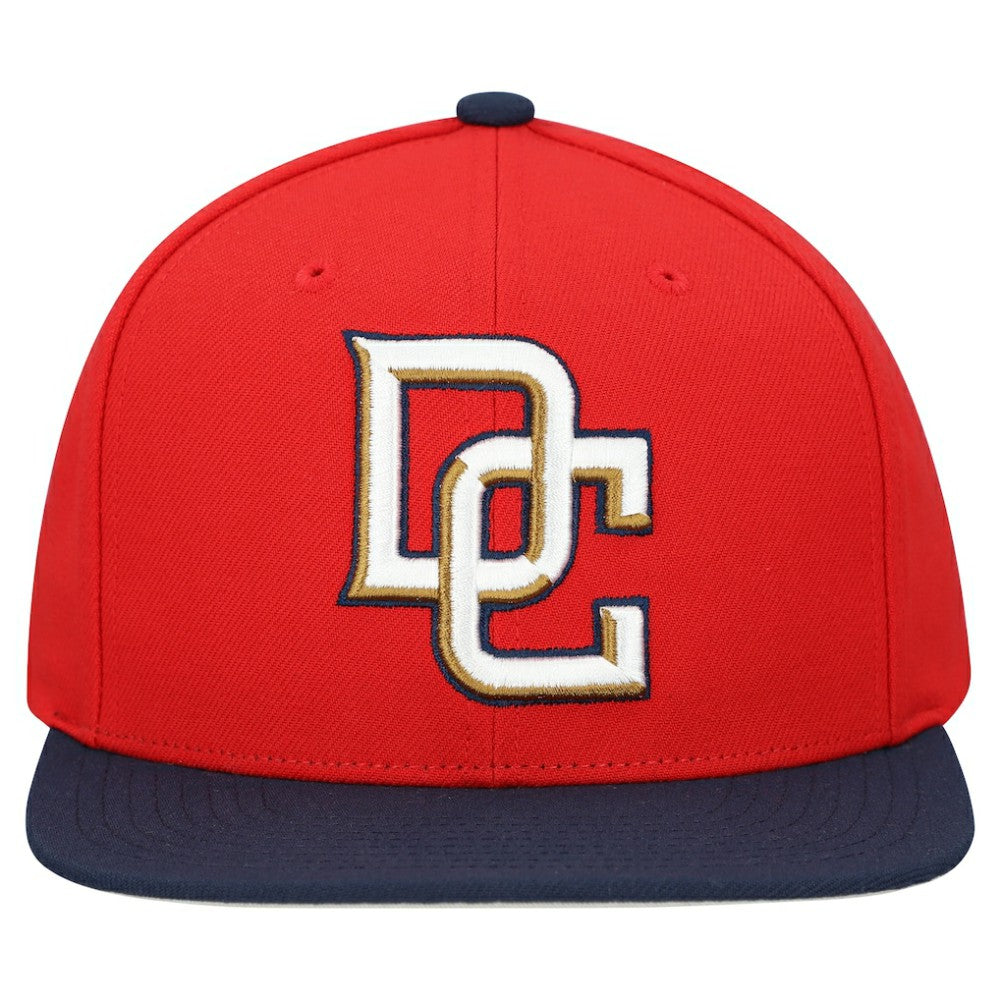 Washington Nationals Mitchell & Ness Cooperstown Collection Basic Flip Snapback Hat - Red Hats
