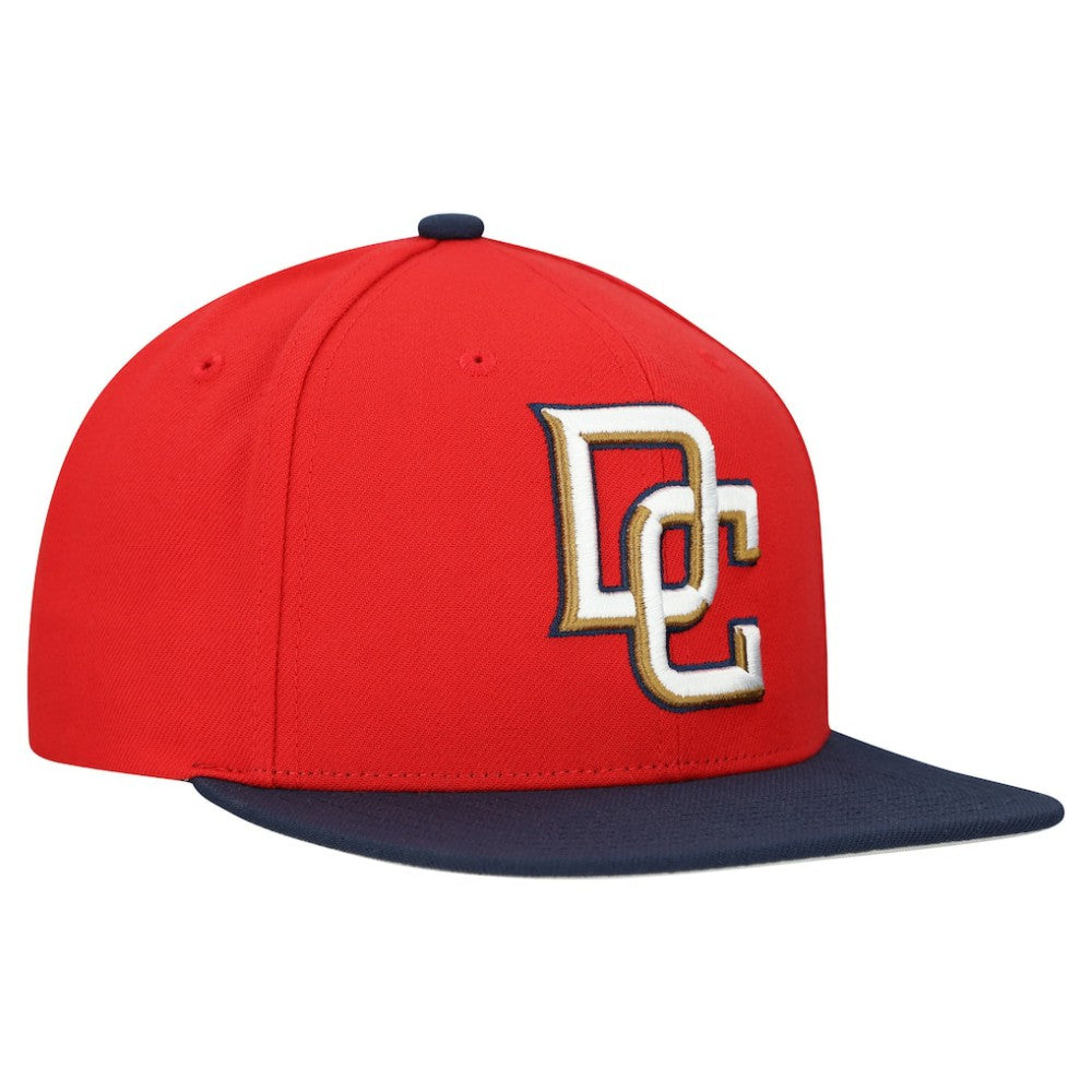 Washington Nationals Mitchell & Ness Cooperstown Collection Basic Flip Snapback Hat - Red Hats
