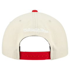 St. Louis Cardinals Mitchell & Ness Cooperstown Collection Basic Flip Snapback Hat - Cream Hats