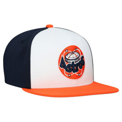Houston Astros Mitchell & Ness Cooperstown Collection Basic Flip Snapback Hat - White Hats
