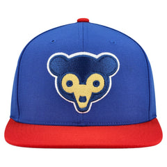 Chicago Cubs Mitchell & Ness Cooperstown Collection Basic Flip Snapback Hat - Royal Hats