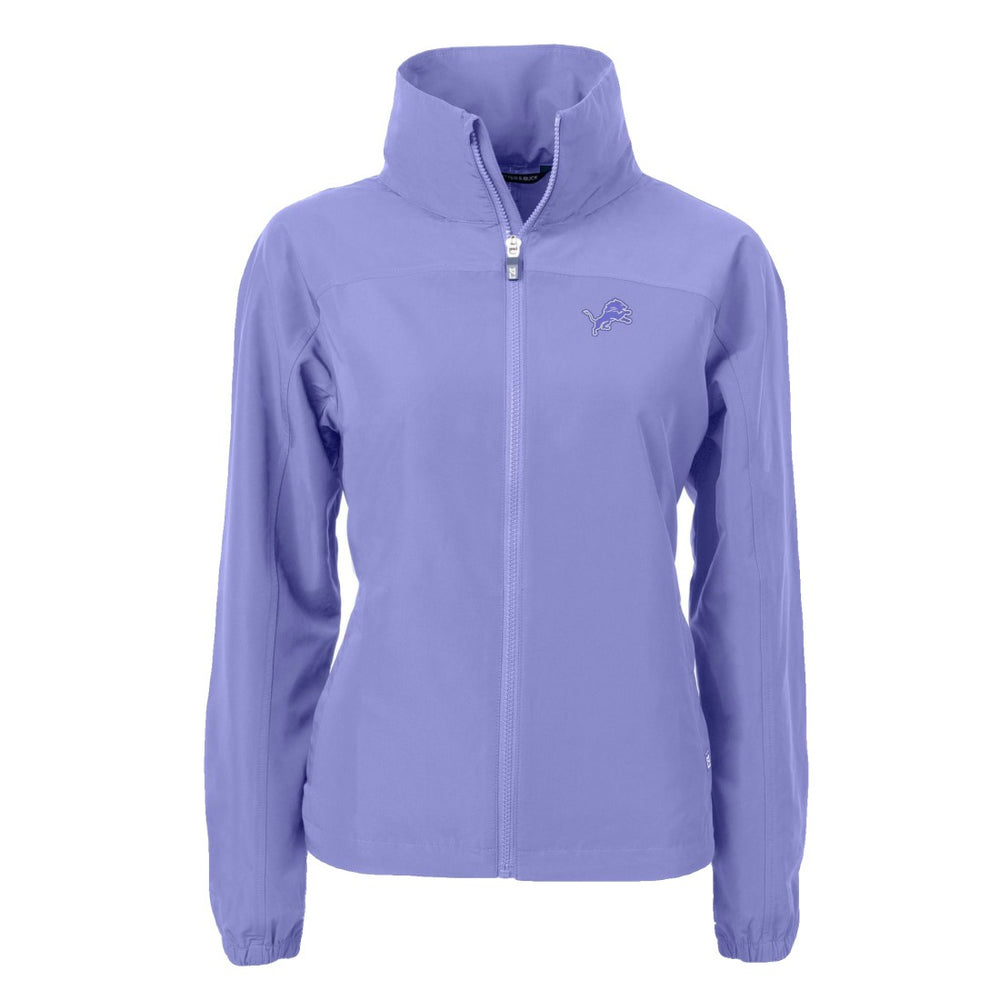 Detroit Lions Cutter & Buck Women's Charter Eco Recycled Full-Zip Jacket - Purple Jackets