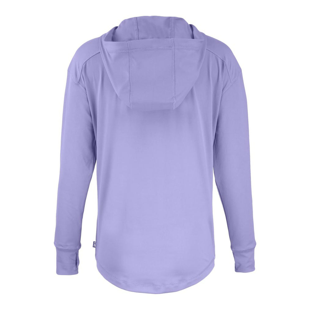 Minnesota Vikings Cutter & Buck Women's Daybreak Eco Recycled Half-Zip Hoodie - Purple Hoodies