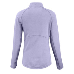 Green Bay Packers Cutter & Buck Women's Peshastin Eco Fleece Recycled Half-Zip Top - Purple Tops